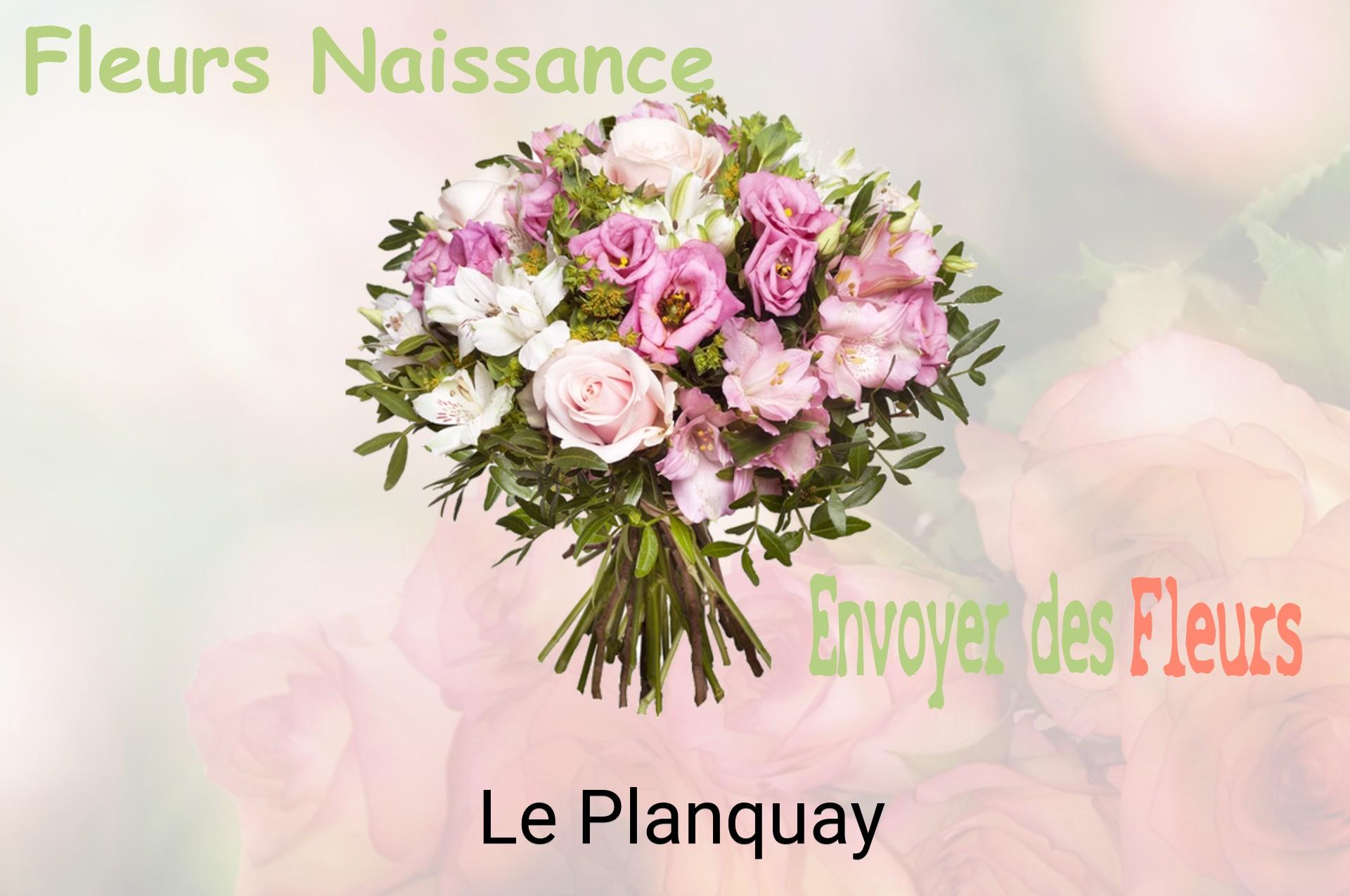 Bouquet de fleurs de naissance livré à Le Planquay